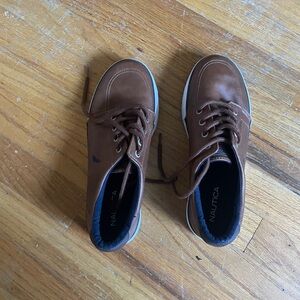 Nautica Brown Boat Shoes with Classic Design